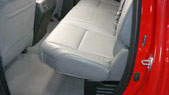 Both seats shown in latched down position.