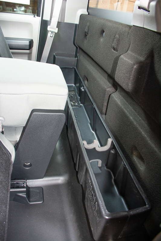 The DU-HA creates a useful storage space behind your existing seat.